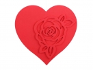 Heart w/rose hang.