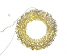 Wreath alu w/led