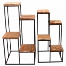 Pillar x4 wood/metal