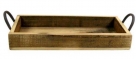 Tray wood rect.