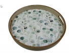 Plate round wood