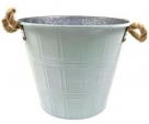Pot w.handle zinc