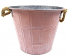 Pot w.handle zinc