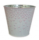 Pot round zinc