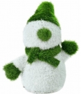 Xmas snowman grass