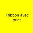 Ruban avec impression