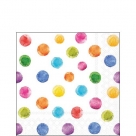 Polka dots white