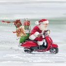 Lightning fast santa