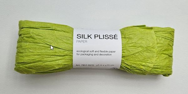 Paper silk plisse