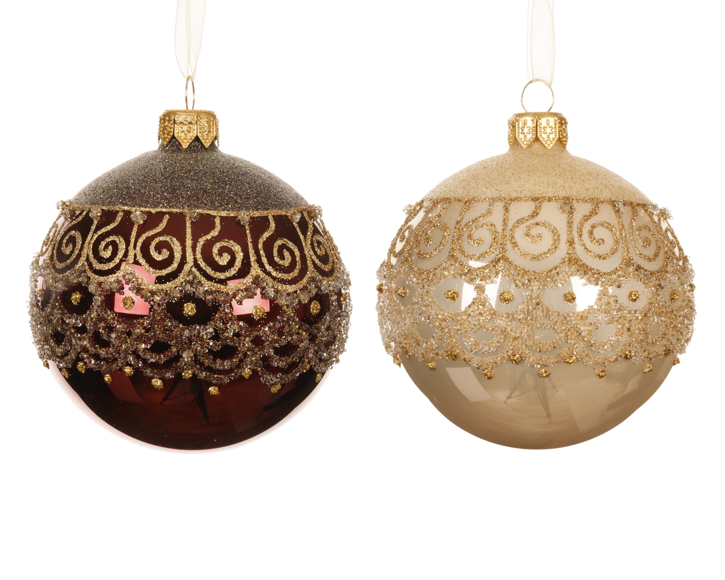 Xmas balls glass