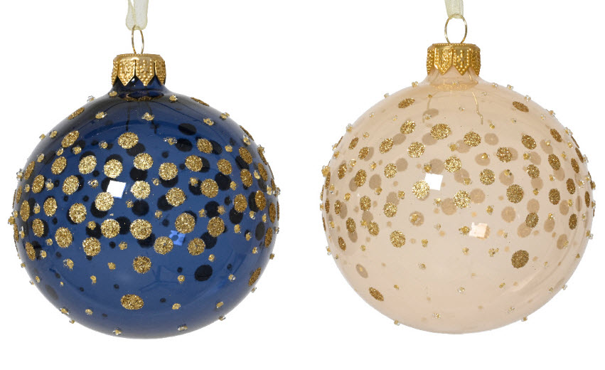 Xmas balls glass