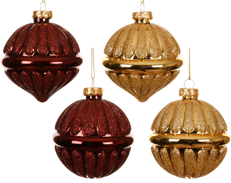 X-mas ball glass ass
