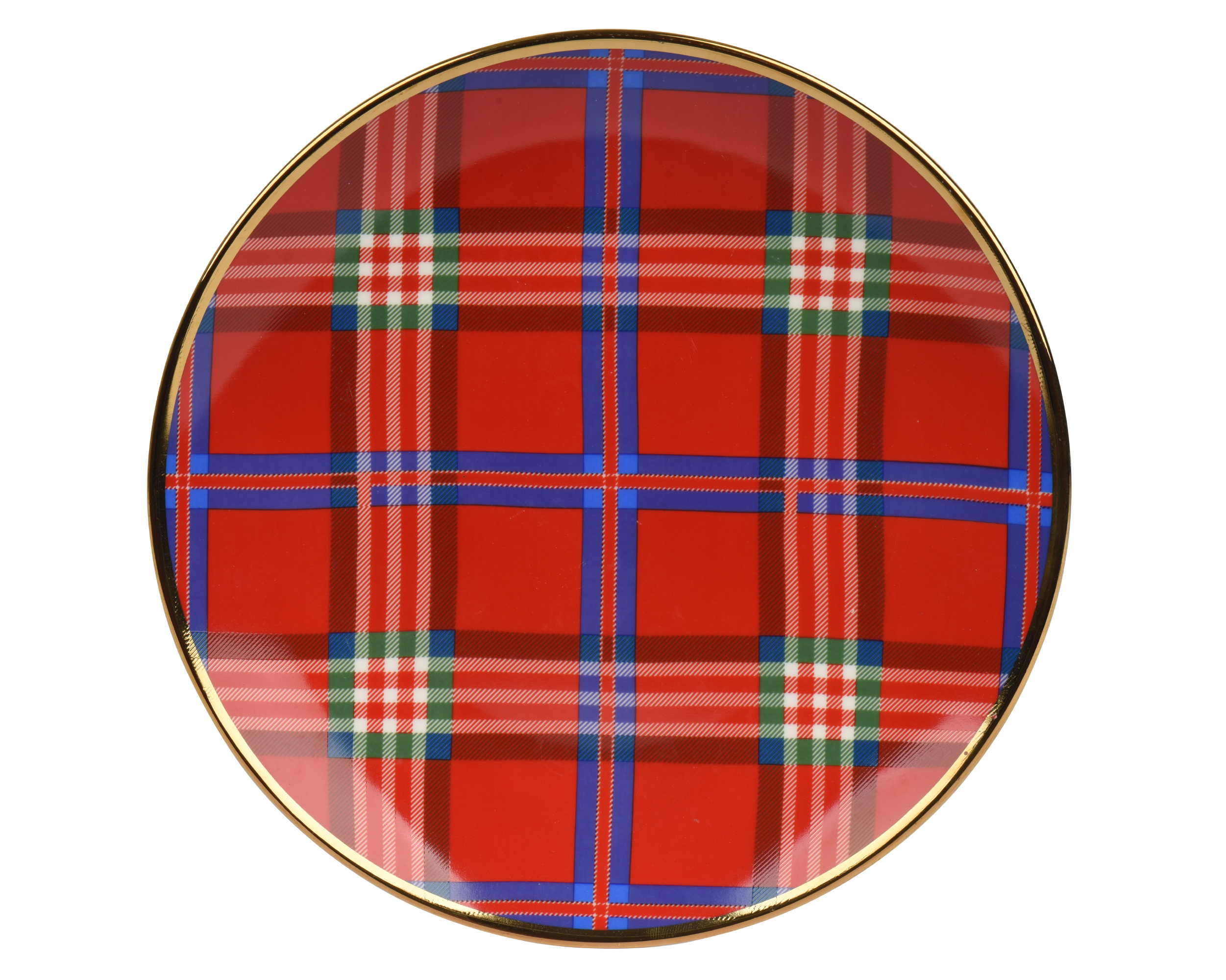 Dinner plate w/rim