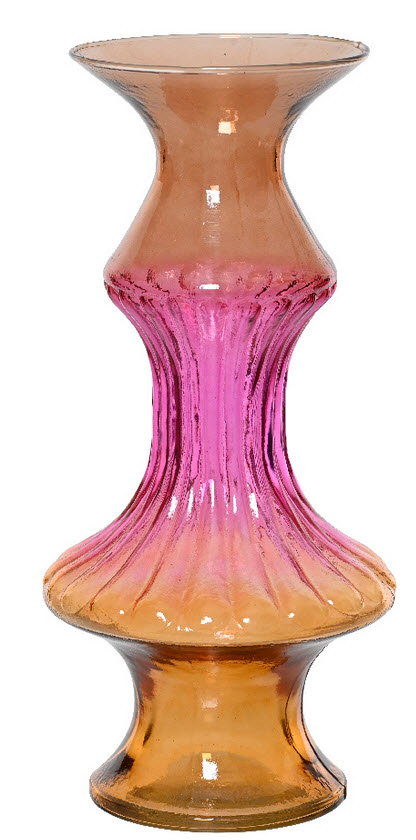 Vase glass recycled