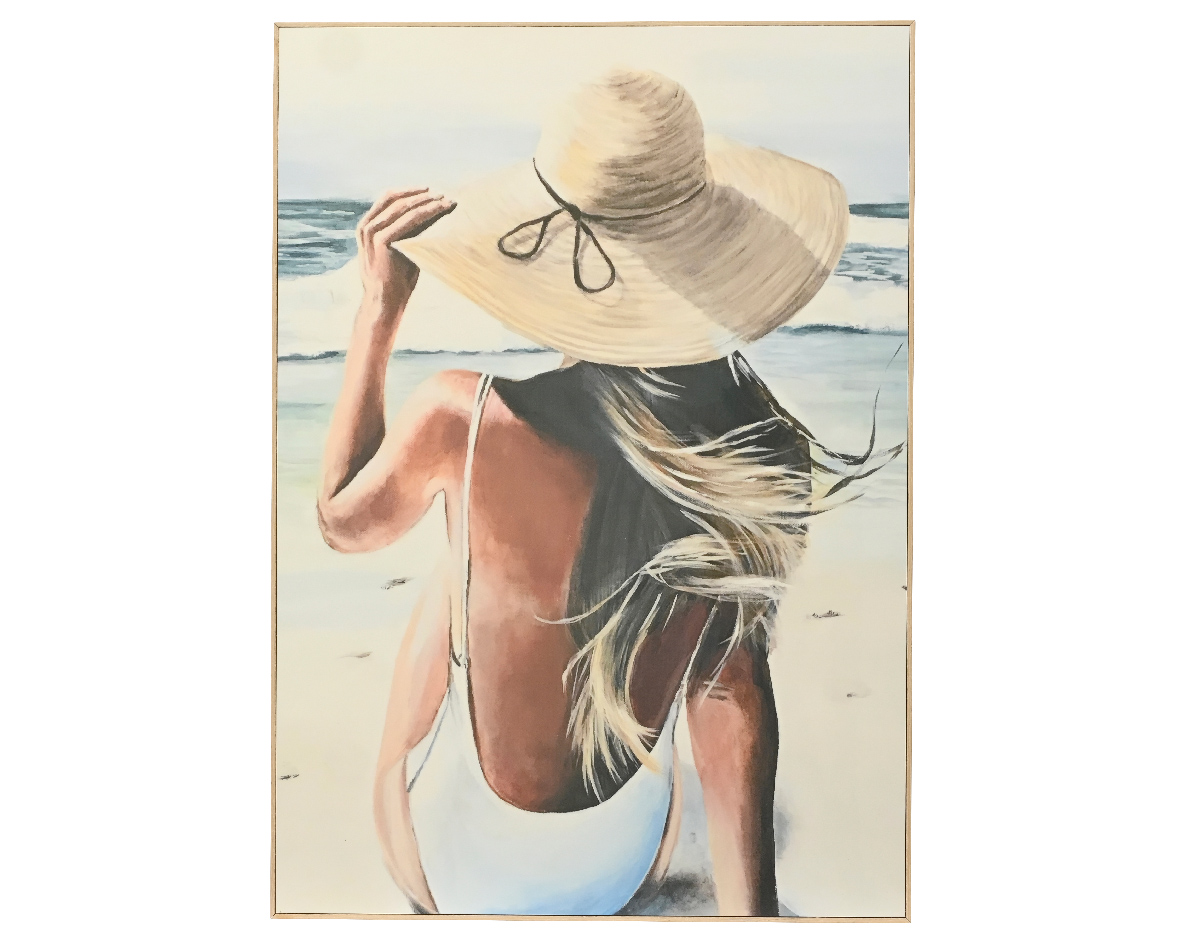 Painting lady beach