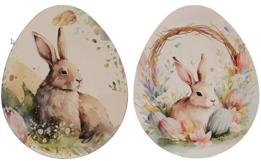 Deco plate easter