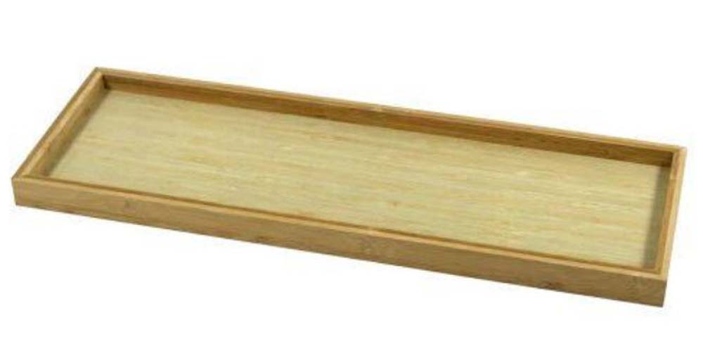 Tray wood rect.