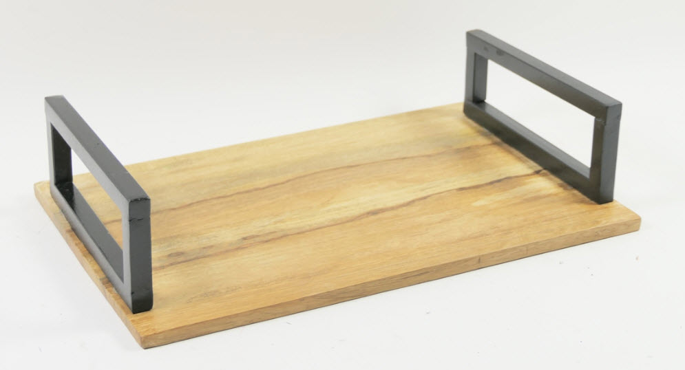 Tray rect. wood