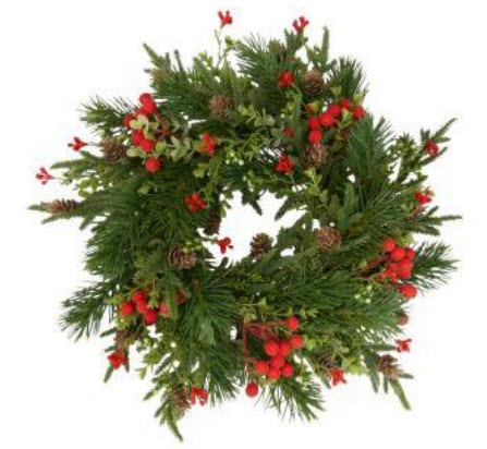 Wreath w/berries