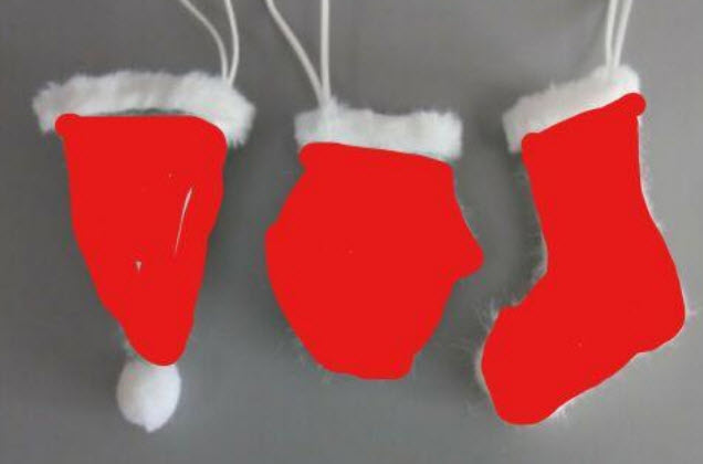 Hat glove sock hang.