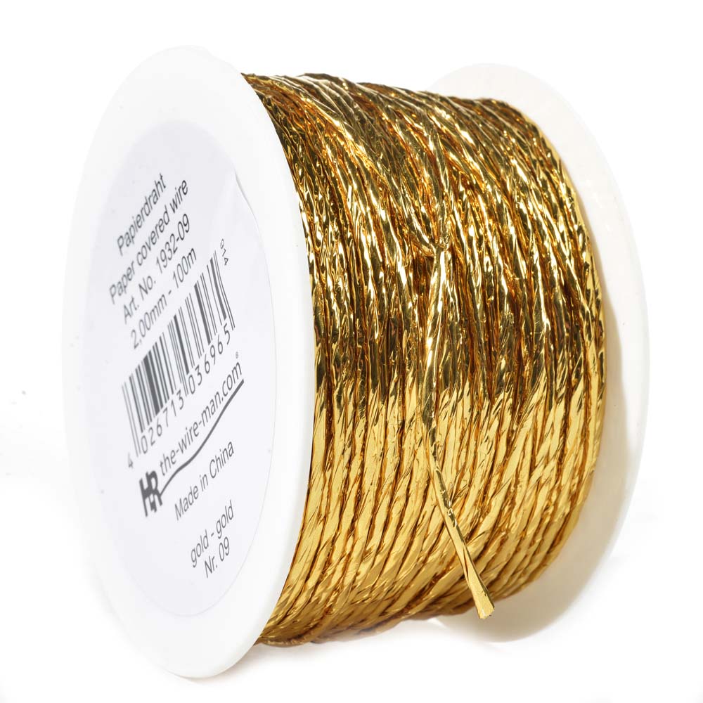 Paper covered wire