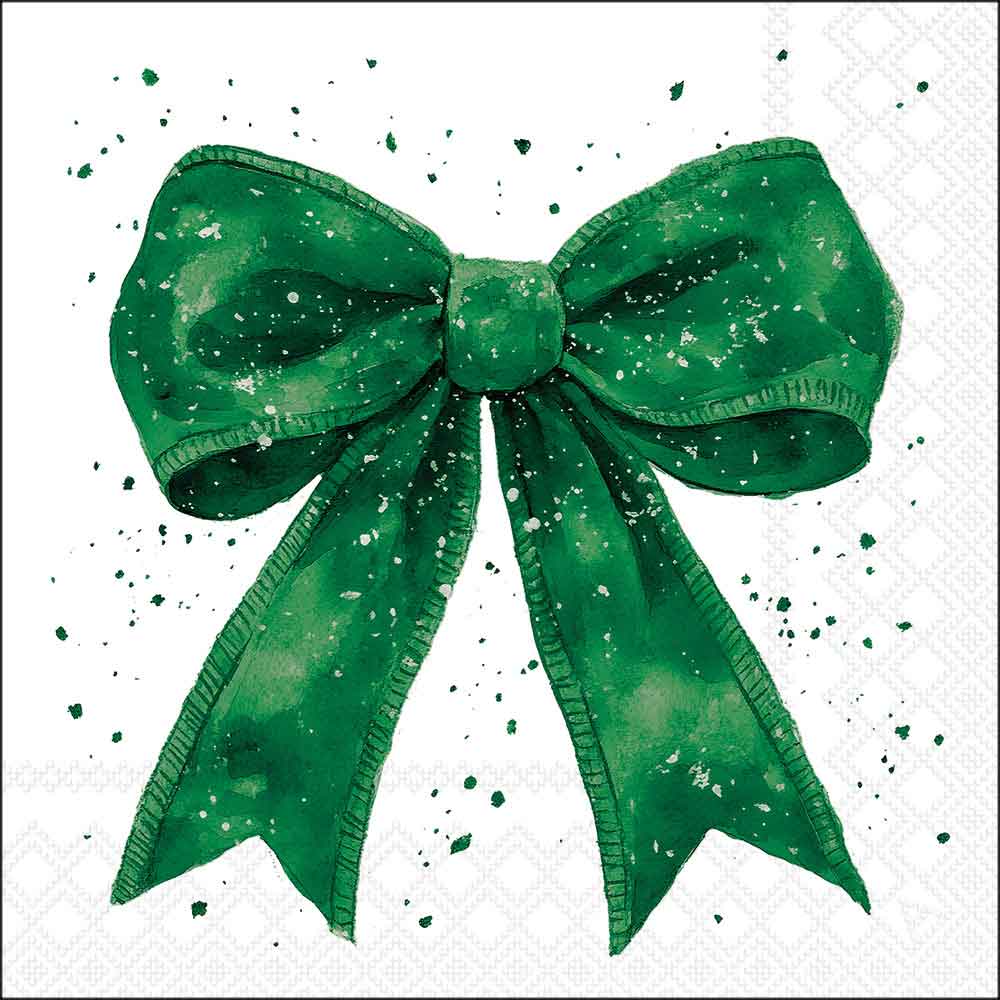 Fancy bow gr/wh